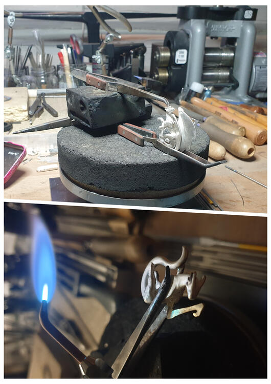 WIP dragon pendant